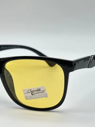 Очки солнцезащитные, мужские Enrique Cavaldi Polarized + чехол — EYEREST-CAVALDI-ЖЕЛТ