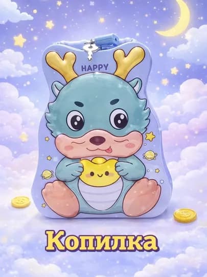 Железная копилка для детей — KINGSHO-KOPILK1-МАНГО