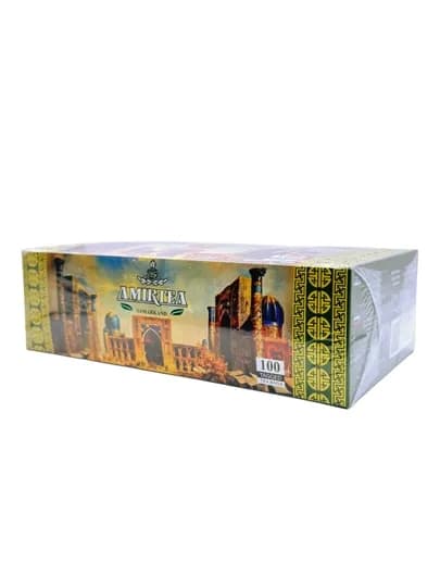 Амир чай зеленый, Китай, первый сорт, конвертик, 100 шт, 200 гр — АМИРТЕА-651922