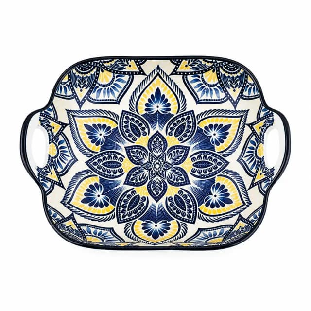 Likopcha Schafer Valeria Cake Plate 1pcs Navy Blue 24 sm