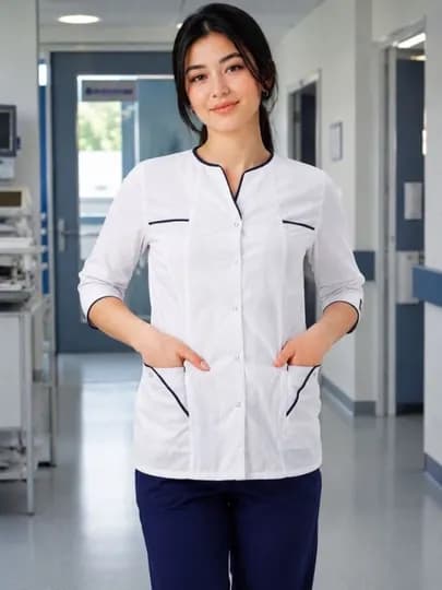 Медицинская одежда, медицинская униформа — FIYA-DOKTOR77-МЯТН-56