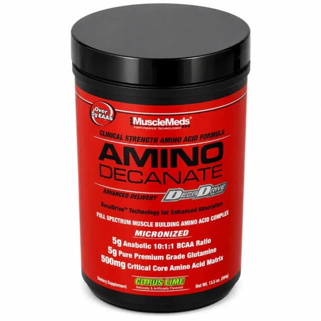 Aminokislotalar kompleksi Amino Decanate MuscleMeds (Citrus Lime) 384 g