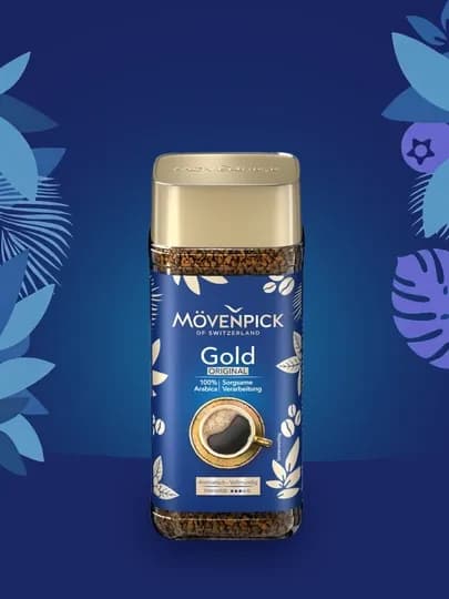 Кофе растворимый Movenpick GOLD, 100 г — TEACOFF-GORIG1