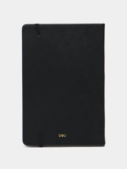 Ежедневник Deli, A5, 96 листов, 70 гр, EN112L, Black — ДЕЛИ-P140879-ПРОЗР