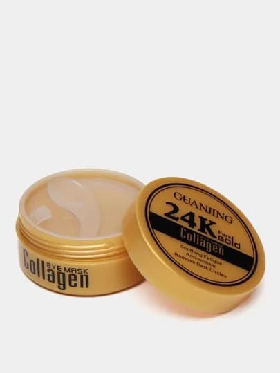 Патчи от морщин Guanjing 24K Gold Collagen, с золотом и коллагеном, 60 шт — MVSTORE-GUANJINGPATCHGOLD