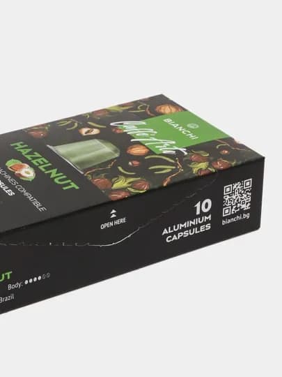 Кофе капсульный "Bianchi Caffe Arte Hazelnut", 10 капсул — ERKSONS-BCAH