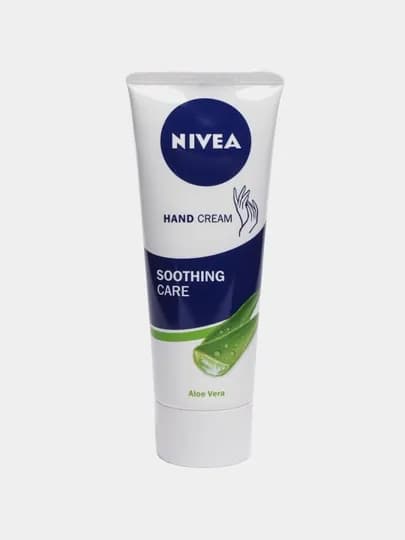 Крем для рук NIVEA Soothing Care, увлажнение и мягкость, с алое вера и масло жожоба, 75 мл — NIVEAA-P0E8DFA