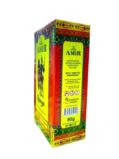 Амир чай черный Кения, гранулированный, 80 гр — АМИРТЕА-651328