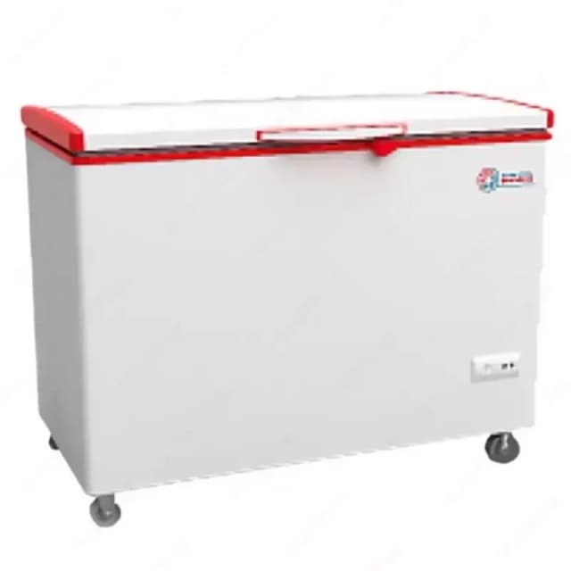 Морозильный ларь Импорт ”SHIVAKI SFC137 ” Frigo cool (Белый/красный) 330 л