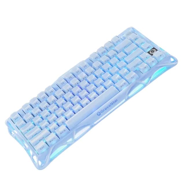 GravaStar Mercury K1 Special Edition o‘yin klaviaturasi (GS K1_BLU) , Ice Blue