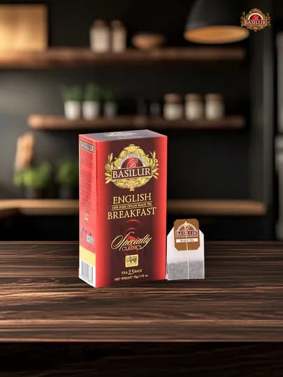 Чёрный чай Specialty Classics - English Breakfast - Black Tea, 2 г*25 — BASILUR-ENGLISHBREAKFAST25