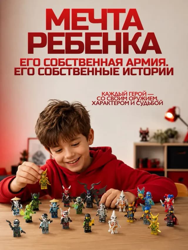 Конструктор для мальчиков ниндзяго фигурки