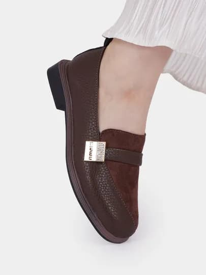 Женские лоферы, обувь, мокасины, осенние туфли, 36-40 — POPOQ-MONZA2XIL-КОРИЧН-36