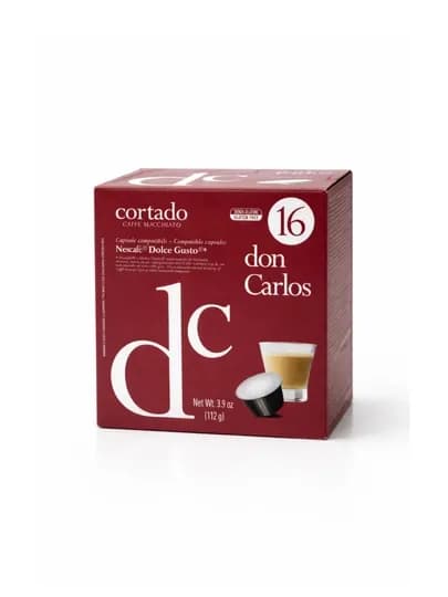 Кофе в капсулах Don Carlos Cortado, 16 шт — TCFSHOP-DONCARLOSCORTADO