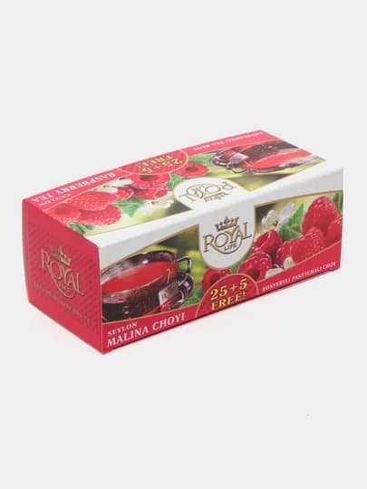 Чай Royal Life Raspberry Tea, 30 пакетиков — ROYALT-P0D6B96