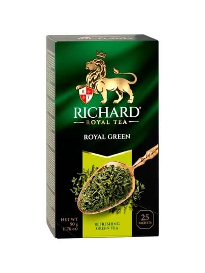 Чай Richard "Royal Green зеленый, 25 сашетх2 г — DANIHA-DFCVM20