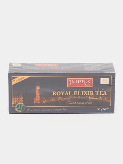 Чай чёрный IMPRA Royal Elixir, 2 г, 25 пакетиков — GROCERY-P004ABD