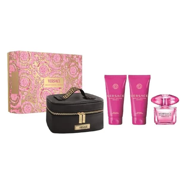 Versace Bright Crystal Absolu (W) SET EDP 90 ml +BL100+SH100+POUCHE