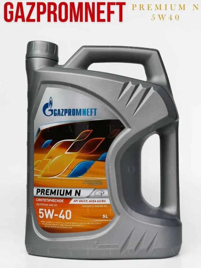 Масло моторное Газпромнефть Premium N 5W-40, 5л