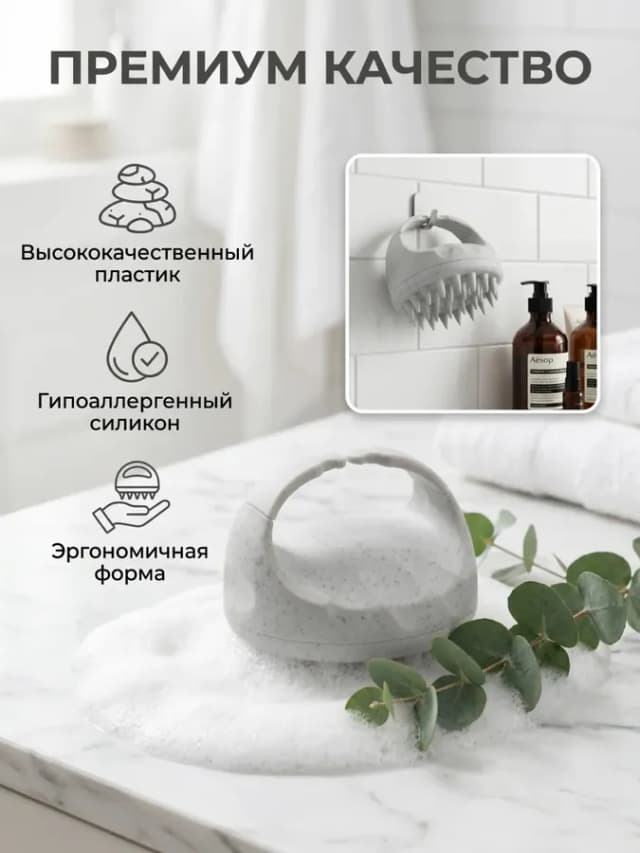 Массажер для головы и мытья волос