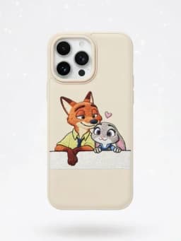 Чехол для iPhone, Zootopia, минимальный дизайн, устойчивый к ударам, тонкий — 5356262-CHEXOL5-КРЕМОВ-13p