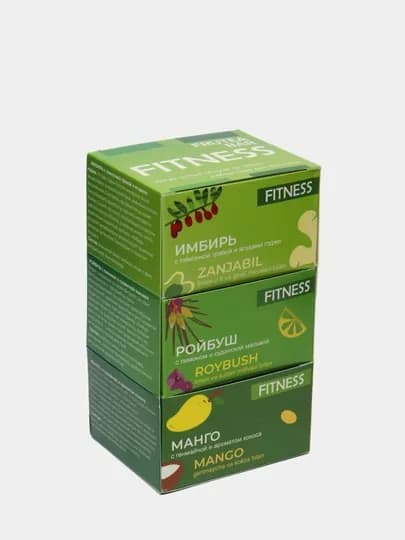 Набор чайных купажей Fitness Fruteabar, 3 бокса по 6 пакетиков — FRUTEA-SDPTEA