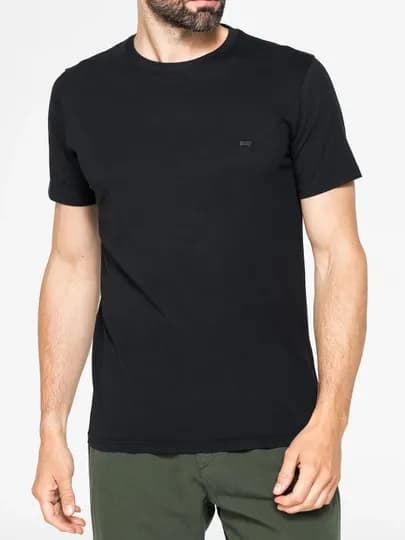 Футболка базовая мужская Carrera Jeans, 100% хлопок, Италия — CARR-801U0047A-ЧЕРН-L