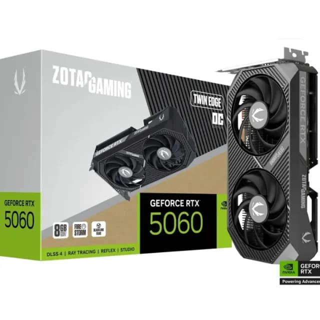 ZOTAC GeForce RTX 5060 Twin Edge OC 8 GB video kartasi
