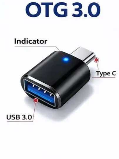 USB-C HUB, многофункциональный адаптер с портами USB 3.0, USB-C, HDMI, SD и MicroSD — ALCHINA-OTG2-УГОЛЬН