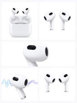 Беспроводные наушники AirPods 3 / AirPods 4 для iPhone и Android, — 5356262-AIRPODS-БЕЛЫЙ
