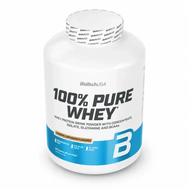 Zardob proteini 100% Pure Whey BioTechUSA (Caramel Cappuccino) 2270 g