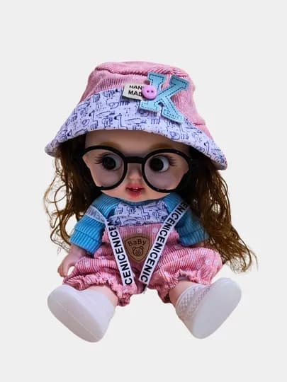 Кукла MayMay, пупс 3D глазки, кукла коллекционная 22 см, аниме — TOYMAG-MAYKUK2-ОРАНЖ
