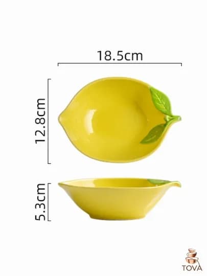 Керамическая касушка "Лимон", 350 мл — BARTOVA-LEMBOWL18