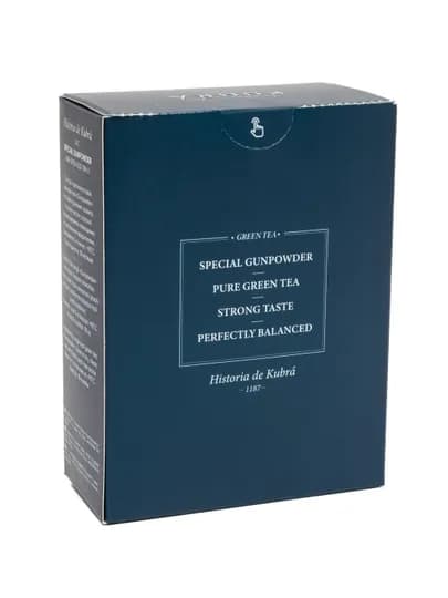 Зеленый чай "Special Gunpowder", 20 пакетиков, 40 г — KUBRA-GUNPAKE