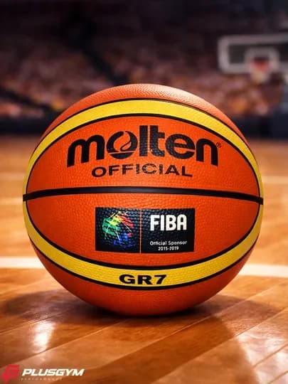 Мяч баскетбольный, размер 7 — PLUSGYM-BASKETBOLKOPTOK-РЫЖИЙ