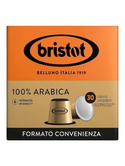 BRISTOT, кофе в капсуле, 30 шт — BRISTOT-BRISTOTKAPSULA30-ЧЕРН