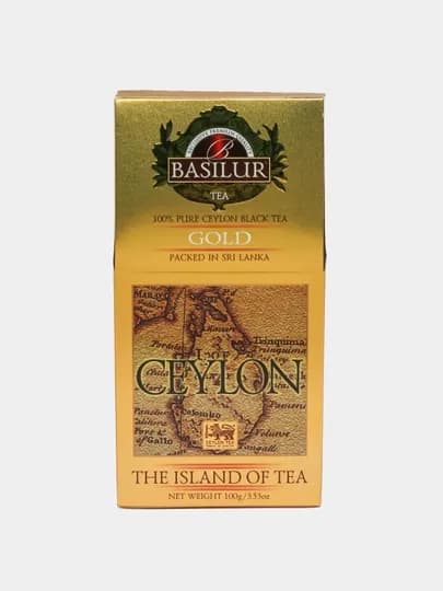 Чай Basilur The Island of Tea Gold — BASILUR-GOLD