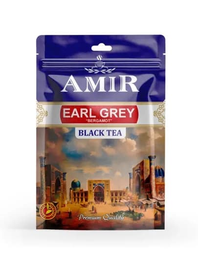 Амир Чай черный Цейлон В/С Earl Grey 150 гр — АМИРТЕА-651427