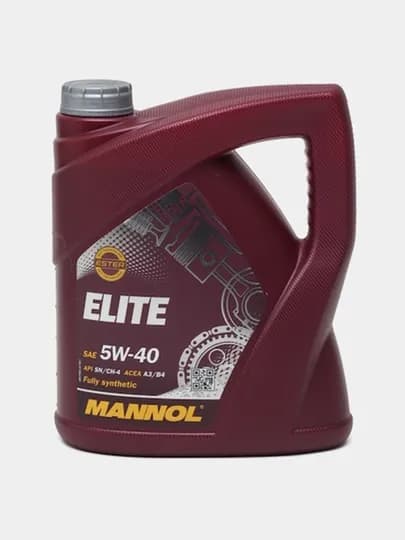 Синтетическое моторное масло Mannol ELITE 5w40 API SN/CF, 4 л — ESTERIO-ELITE4L