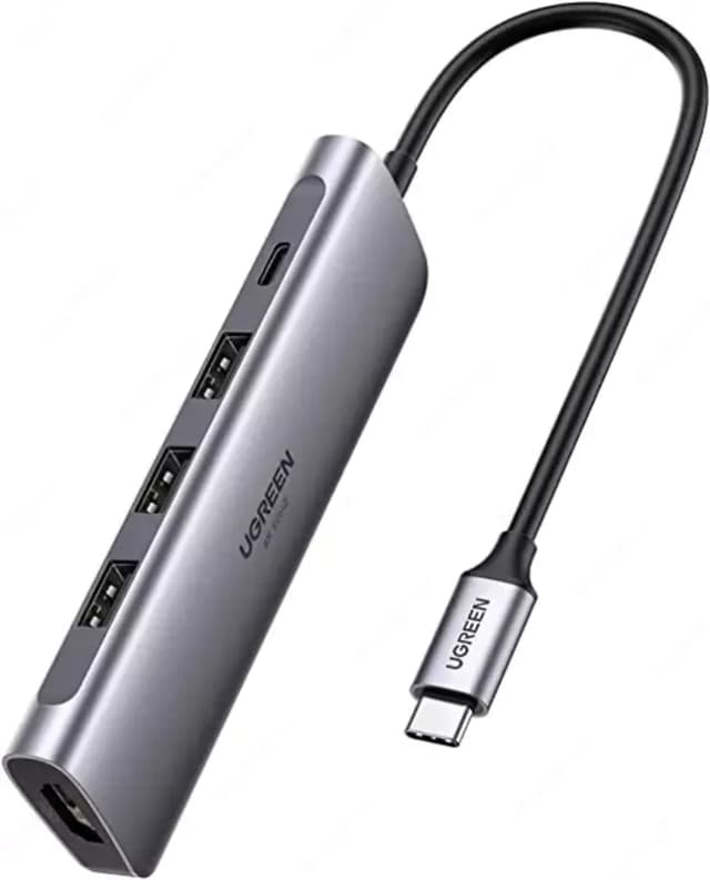 Док-станция для ноутбука Ugreen 4K 60Hz 6в1