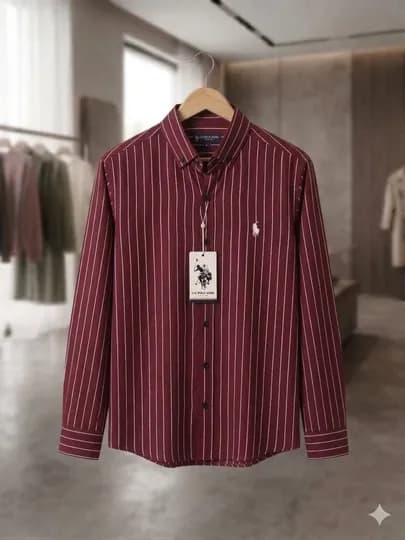 Мужская рубашка — WEARDOD-PALASAKOY-БАГРОВ-L