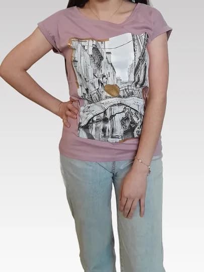 Футболка женская — LUKBO2-LK45-КОРРОЗ-XL