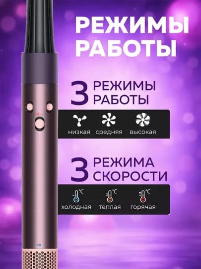 Многофункциональный Dyson стайлер — 6 насадок и футляр в комплекте — LUXESY-FENSTA-СИРЕН