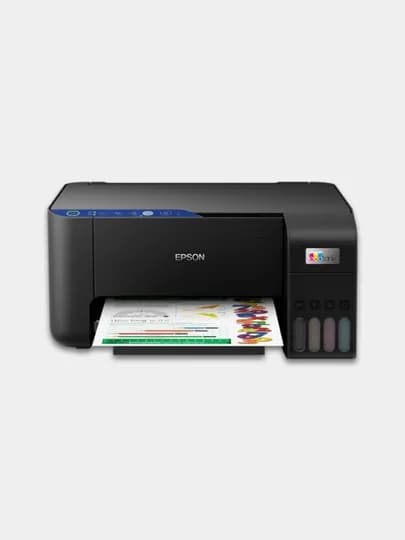 МФУ Epson L3251 Wi-Fi цветной принтер 3в1 (печать/сканер/копир), струйный для дома и офиса — ISG776-EPSONL3251