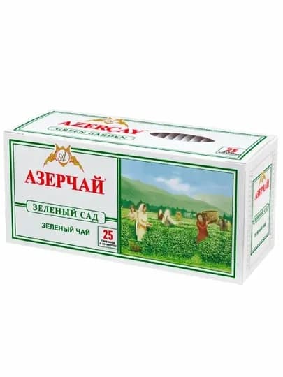 Зеленый классический чай АЗЕРЧАЙ, 25 шт, 50 г — AZERCAY-012