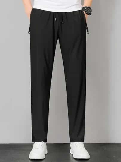 Мужские летние спортивные штаны, трикотаж — NEWWEAR-SPORT-ЧЕРН-54