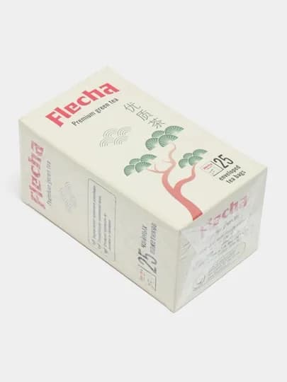 Китайский зеленый чай Flecha Premium пакетированный, 25 * 2 гр — FLECHA-FLEPAK