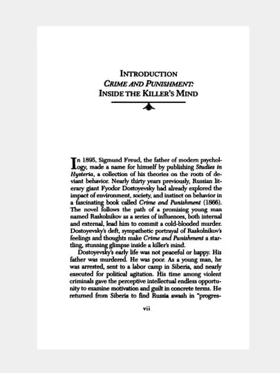 Crime and Punishment, Fyodor Dostoyevsky — BAM-CRIME04-ЧЕРН