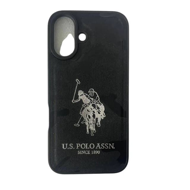Santa Barbara Polo iPhone 16 uchun qora g'ilofi