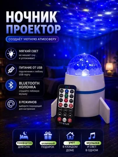 Проектор «Звездное небо» – ночник, создающий волшебную и спокойную атмосферу в вашем доме — SABOPS-FBSPROEKTORLAR-КАРМЛН